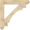 Ekena Millwork Merced Arts and Crafts Rough Sawn Bracket w/ Offset Brace, Douglas Fir, 8"W x 46"D x 46"H BKT0806X46X46MRC03RDF - alternate 2